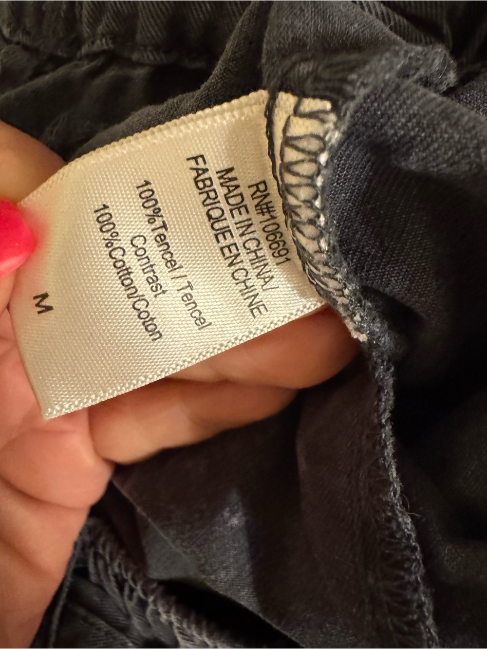Young Fabulous & Broke Tencel Charcoal Cargo Jogger Pants - Picture 5 of 5